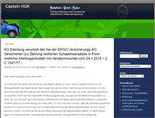 Tablet Screenshot of captain-huk.de